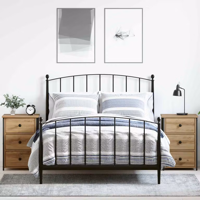 Set di 2 Armadi da Notte Moderni vidaXL in Colore Marrone L/P/H: 40 x 36 x 60 cm