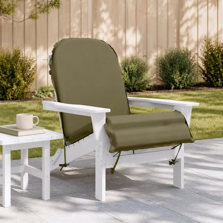 Cuscino per Lounger Sole vidaXL GEMERT in 100% Poliestere Verde