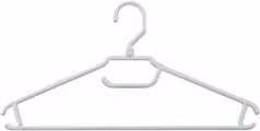 Set di 3 grucce in plastica con portacintura Tontarelli Twister Grigio L: 41,2 cm, P: 20 cm