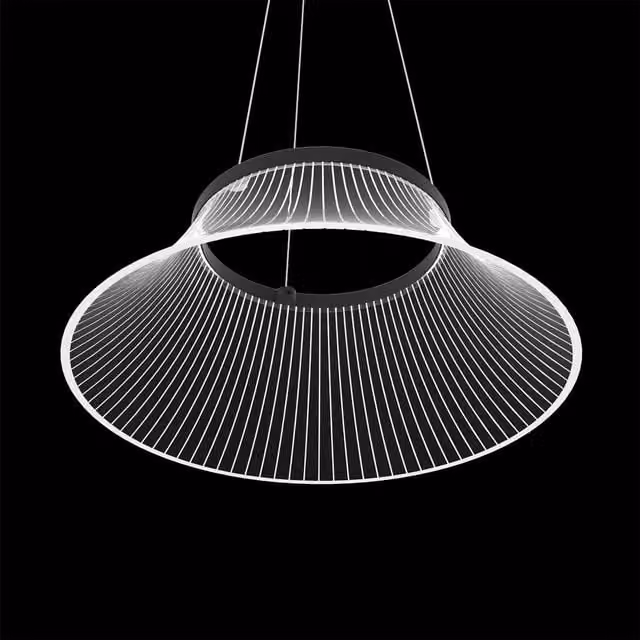 Martinelli Luce Plissè Lampada da Sospensione LED Bianca con Altezza Regolabile