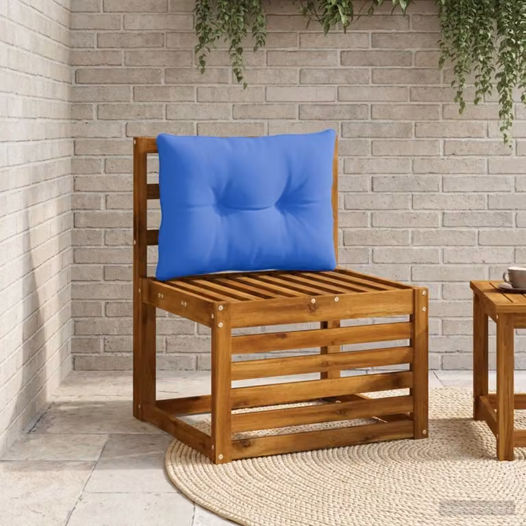 Cuscino per schienale vidaXL PUTTEN in poliestere blu reale