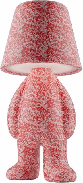 Lampada da tavolo Qeeboo Bigger Brother Mix multicolore con LED e lampadina inclusa