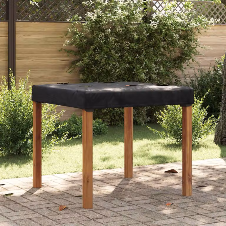 Copertura per tavolo quadrata vidaXL impermeabile nera L: 102 cm, P: 102 cm, H: 15 cm
