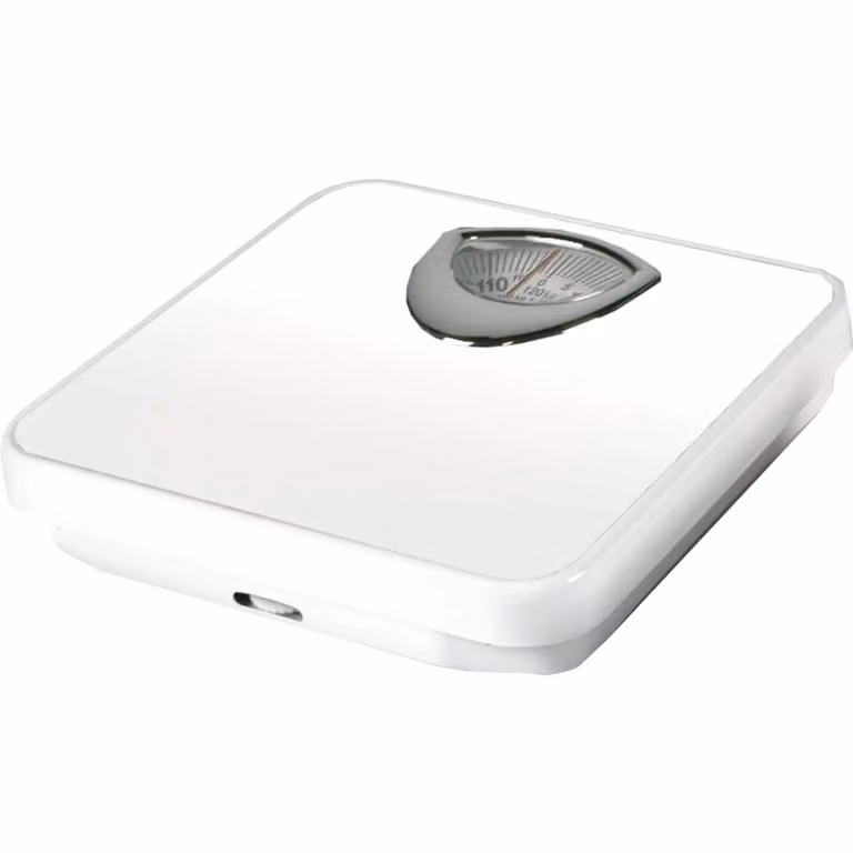 Bilancia Pesapersona Meccanica Dictrolux con Display Analogico, Bianca, Capacità 120 kg
