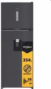 Frigorifero a doppia porta a libera installazione Whirlpool WHD2 6472W X4E colore nero con portabottiglie