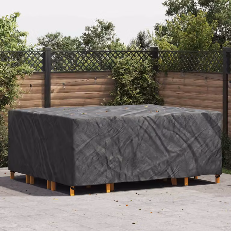 Copertura per mobili vidaXL impermeabile in tessuto Oxford Nero L: 250 cm, P: 210 cm, H: 70 cm