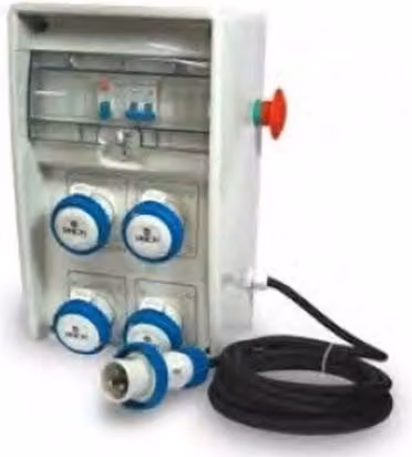 Quadro per edilizia Fanton 86740 Fme con 4 posti + interruttore 74324 colore multicolore