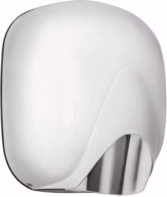 Asciugamano elettrico con fotocellula Vama Ecostream 1100W in ABS bianco