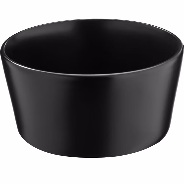 Servizio da cena tectake in ceramica e gres nero, 30 pezzi per 6 persone
