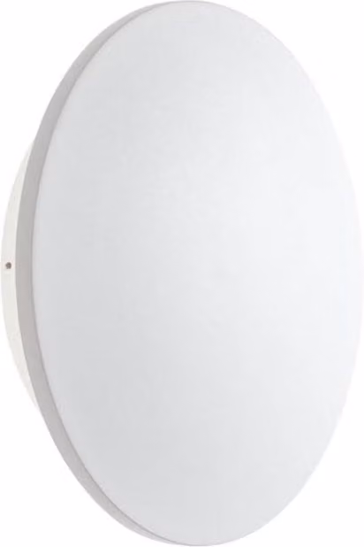 Applique da esterno Redo Group Tanit con LED luce bianca calda, modello round in alluminio e plastica, colore bianco o grigio