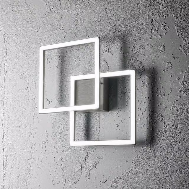 Gea Afrodite Plafoniera e Applique LED Dimmerabile Bianca e Argento