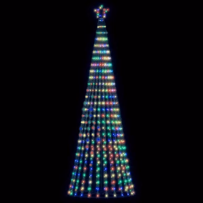 Albero di Natale con 475 LED RGB multicolore vidaXL, Altezza: 247 cm