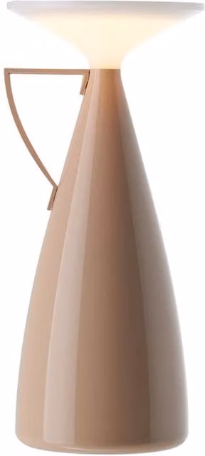 Kartell Camomille Lampada da tavolo ricaricabile LED beige con regolazione intensità luce