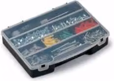 Organizer Terry Porta minuteria valigetta 10P Nero L: 48 cm, P: 24,5 cm, H: 4 cm