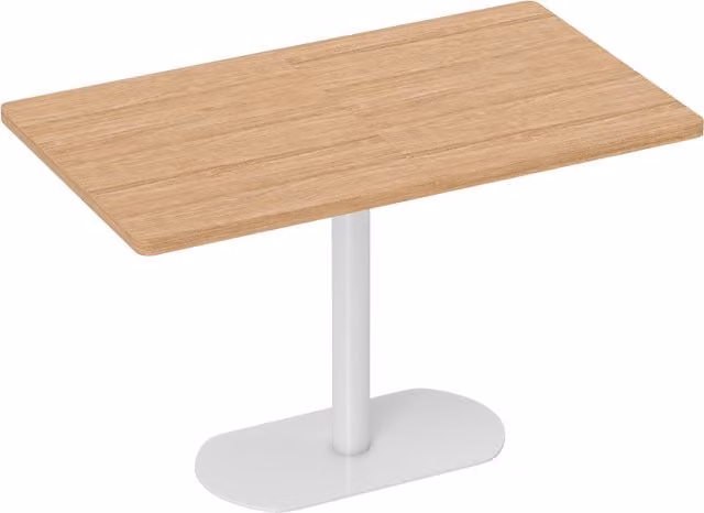 Tavolo da pranzo rettangolare HOMCOM in legno rovere per 6 persone, stile scandinavo, colore marrone