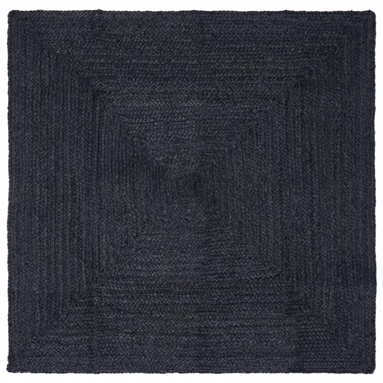 Tappeto da Area Quadrato vidaXL in Juta Grigio Antracite L/P: 300 x 300 cm