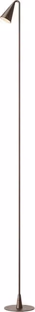 Vibia Brisa Palo da Incasso Outdoor, Lampada da giardino e percorso in metallo marrone con LED luce calda IP65