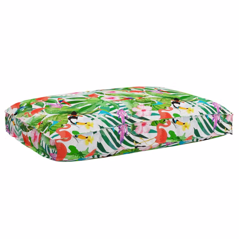 Cuscino rettangolare vidaXL in tessuto Oxford multicolore L: 80 cm, P: 80 cm, H: 12 cm
