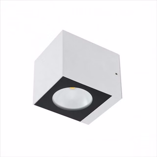 Applique da esterno LED Redo Group Teko con illuminazione up/down in alluminio e vetro per giardino
