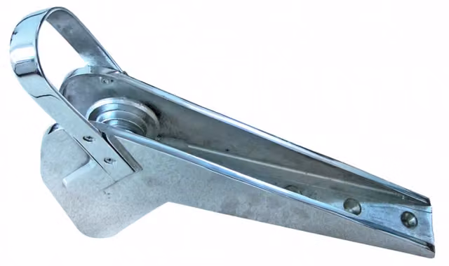 Musone di prua Ebricowill in acciaio inox lucido color argento 380 mm
