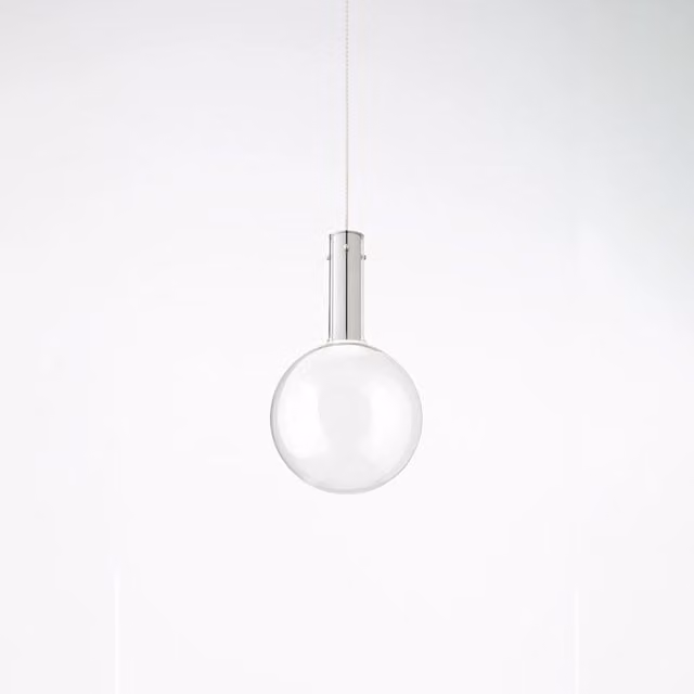 Lampada a sfera in vetro trasparente Perenz Illumina Serie Ampolla con cavo da 200 cm, Diametro: 25 cm