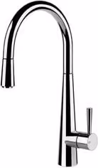Miscelatore per lavello con doccetta estraibile Gessi JUST Cromo lucido
