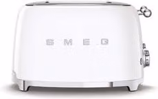 Tostapane Smeg 50 Style 4x4 da 2000W Bianco TSF03WHEU