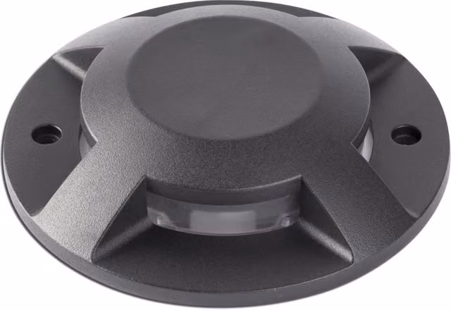 LOTH 3 Faro da incasso a LED per esterni Barcelona di Faro Barcelona, colore nero con vetro trasparente, luce bianco caldo
