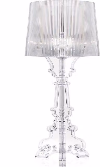 Lampada da tavolo Kartell Bourgie trasparente con tecnologia LED dimmabile
