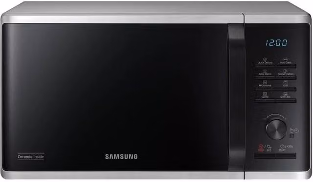 Samsung MG2AK3515AS Forno a microonde con Grill da 23 L, 1250 W, colore Nero Argento
