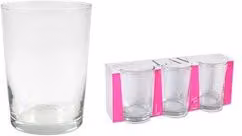 Set di 3 bicchieri Long Drink Tumbler BODEGA in vetro trasparente da 510 ml