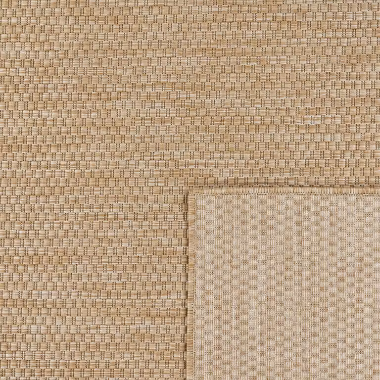 Tappeto rotondo Venezia beige per interni ed esterni Diametro: 160 cm