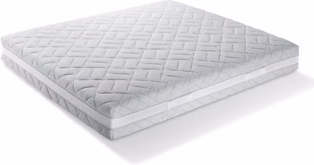 Materasso Ibrido DaunenStep Classic con Molle Indipendenti e Rivestimento Removibile Bianco