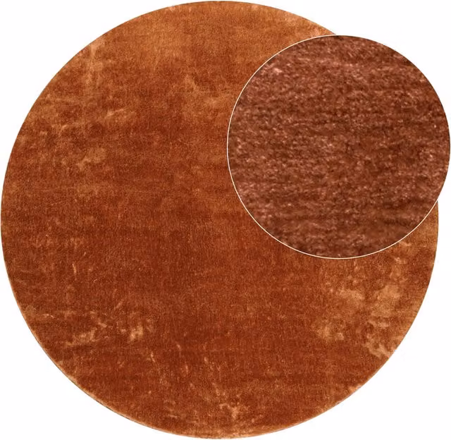 Tappeto rotondo Calia Italia colore arancione diametro 160 cm