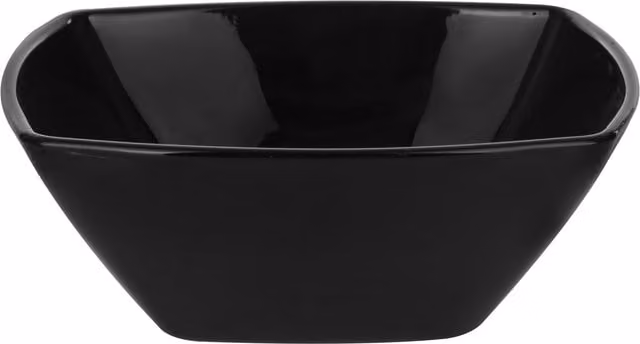 Coppetta Eclissi Bormioli Rocco in vetro opalino nero L/P: 14 x 14 cm