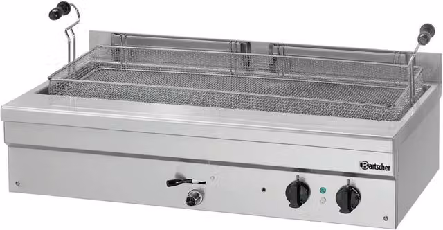 Friggitrice per pasticceria Bartscher BF 35E in acciaio inox color argento con zona fredda