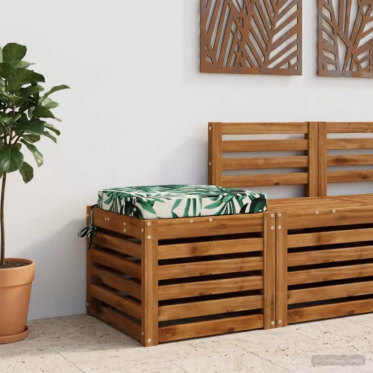 Cuscino per sedile vidaXL SOEST verde in poliestere con rivestimento rimovibile e lavabile