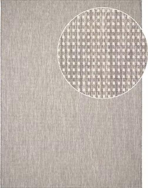 Tappeto Navona grigio per interni ed esterni, L: 150 cm, P: 80 cm