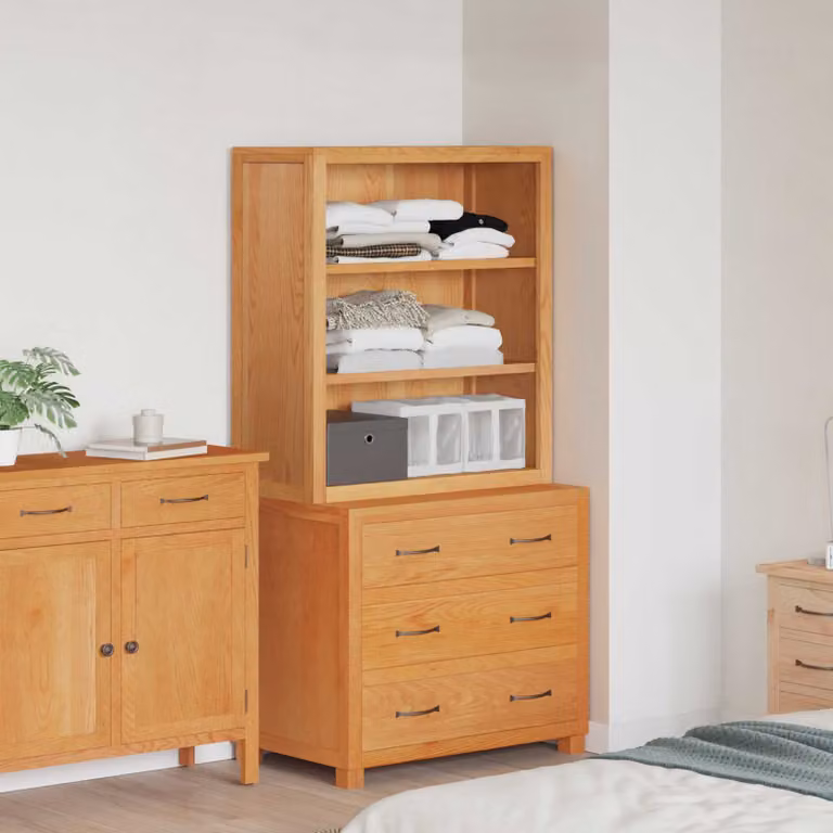 Set di mobili per magazzino vidaXL in legno marrone, 2 pezzi, L: 80 cm, P: 50 cm, H: 160 cm