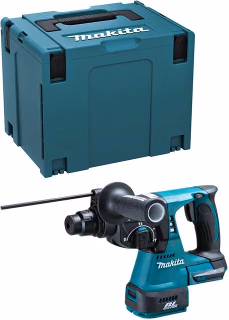 Tassellatore Makita DHR242ZJ con sistema di contenimento polvere MAKPAC 4