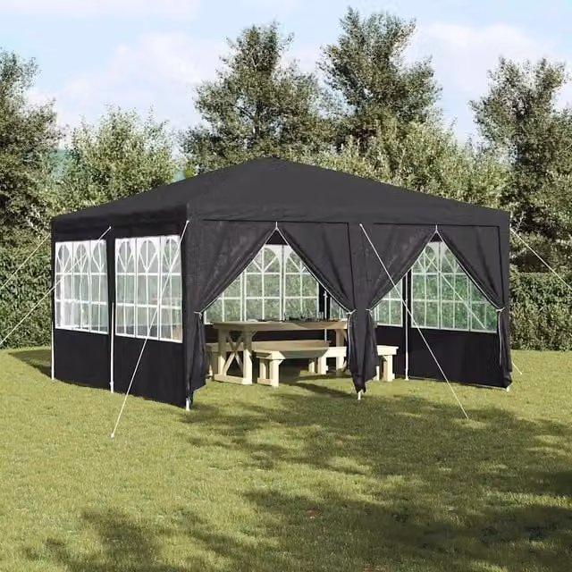 Tenda da festa DESIGN IN Antracite L: 400 cm, P: 400 cm, H: 266 cm