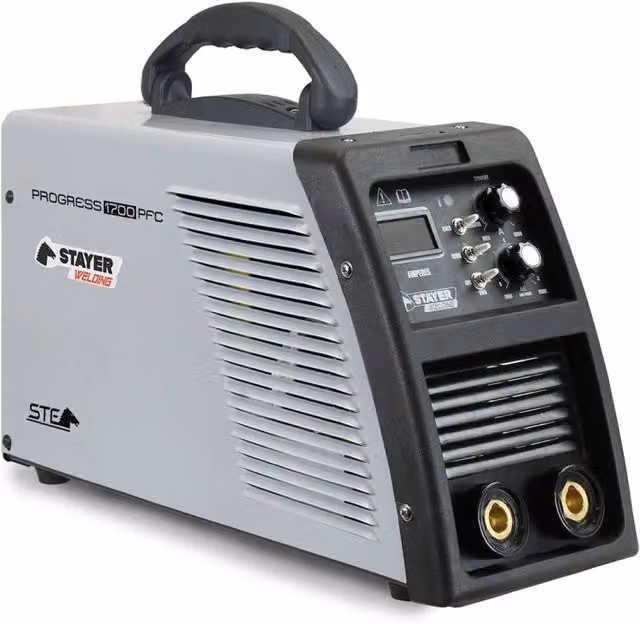Saldatore Inverter MMA Stayer Progress 1700 PFC Grigio