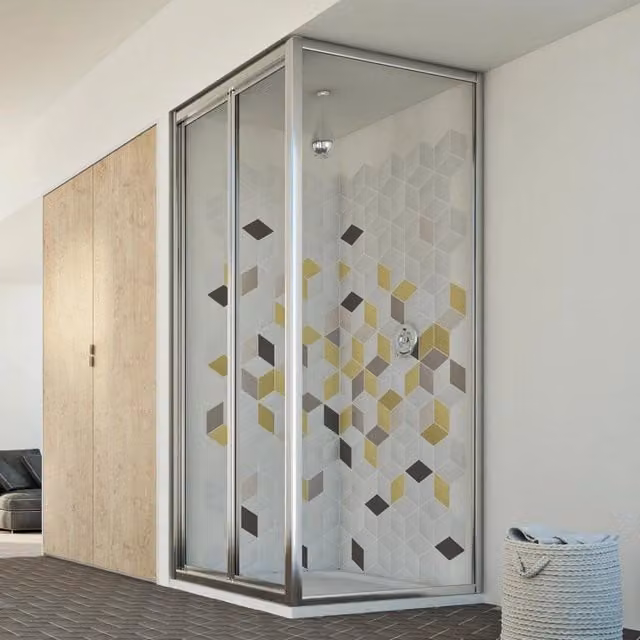 Box Doccia Urban Duo P IDRALITE Rettangolare Trasparente L: 100 cm, P: 90 cm, H: 198 cm