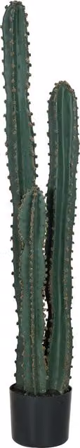 Pianta artificiale cactus Outsunny verde, succulenta decorativa in vaso, Ø 18 cm x H 120 cm