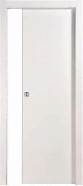 Porta Scorrevole Iperbriko Bianca in MDF e Legno H: 210 cm, L: 70 cm