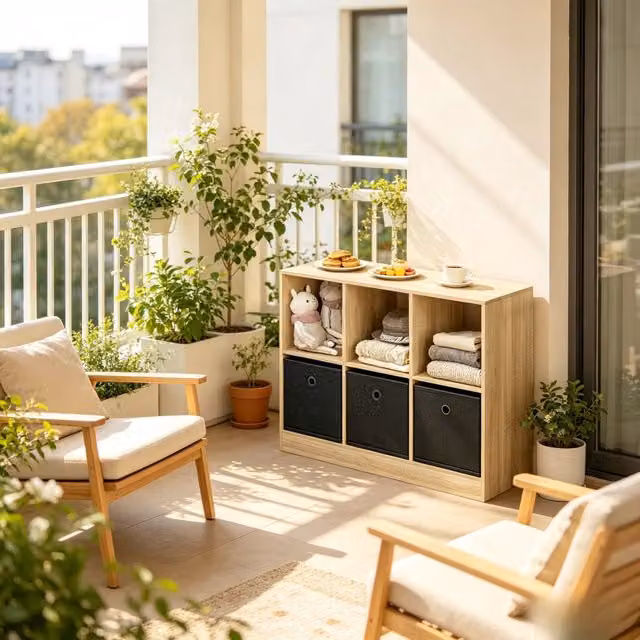 Libreria a cubi OKWISH moderna con 3 cassetti in tessuto per soggiorno, ufficio o camera da letto, nero e rovere, L: 80 cm, P: 30 cm, H: 61 cm