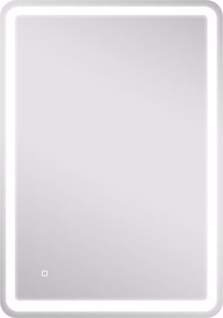 Specchio da bagno moderno HOMCOM con luce LED a 3 temperature, interruttore touch e funzione antiappannamento, L: 70 cm, H: 100 cm