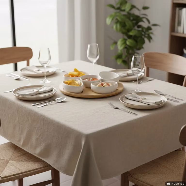 Antipastiera Gusto Casa in Bamboo con Ciotole in New Bone China Linea Natura, Diametro: 27 cm