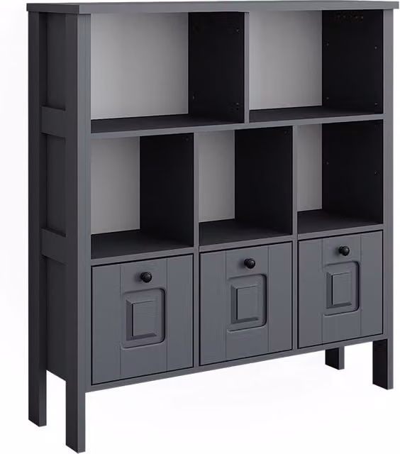 Libreria per bambini Ajaton Vitalispa Grigio L: 103.6 cm, H: 113.4 cm, P: 32.6 cm