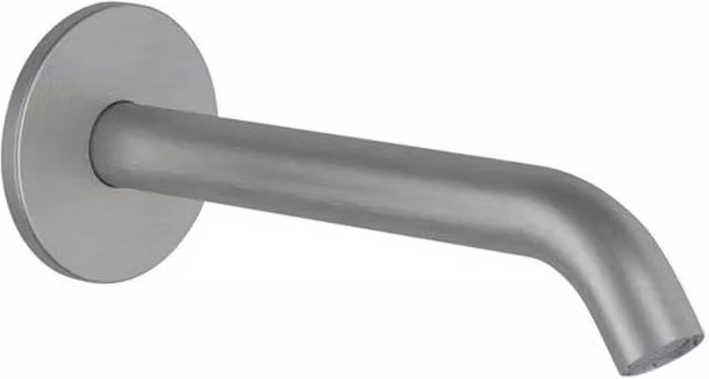 Bocca incasso per vasca o doccia Remer Serie X Style in acciaio inox spazzolato color argento